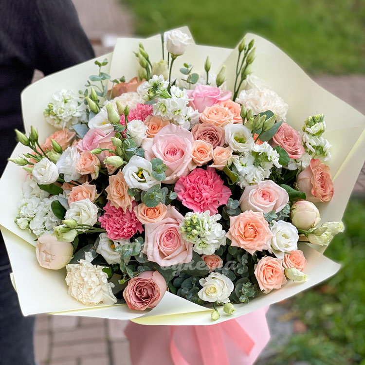 Букет «Мисс хиппи» (крупный план)