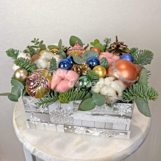 Хлопок в новогодней коробке