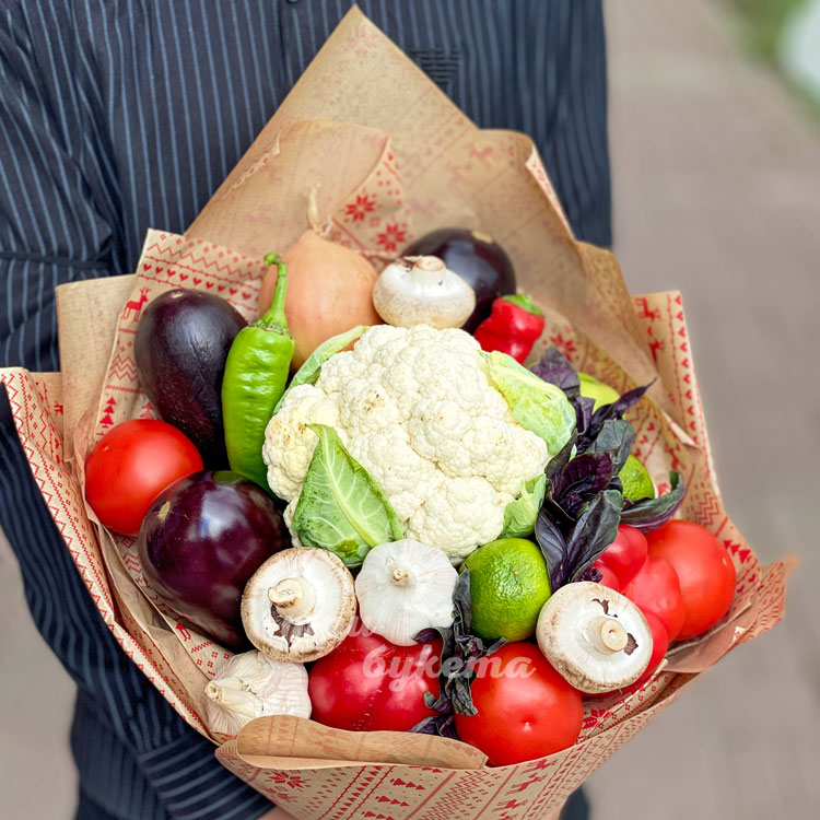 Букет "Капуста на изоляции" (в руках)